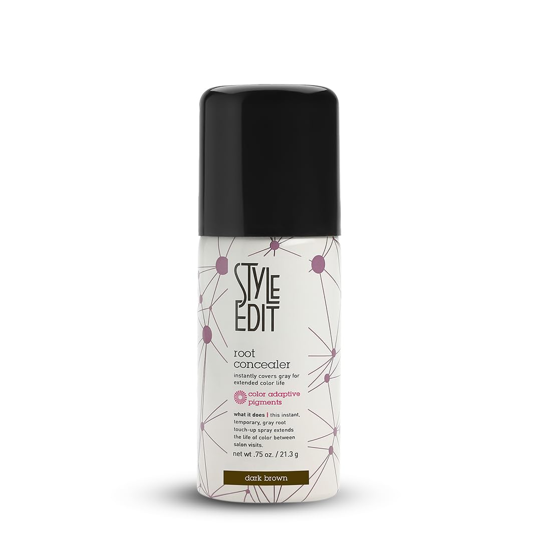Style Edit root touch-up spray for fast gray root coverage between salon visits