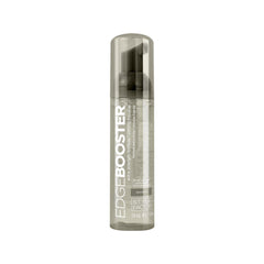 Style Factor Edge Booster mousse hematite bottle closeup showing frizz control