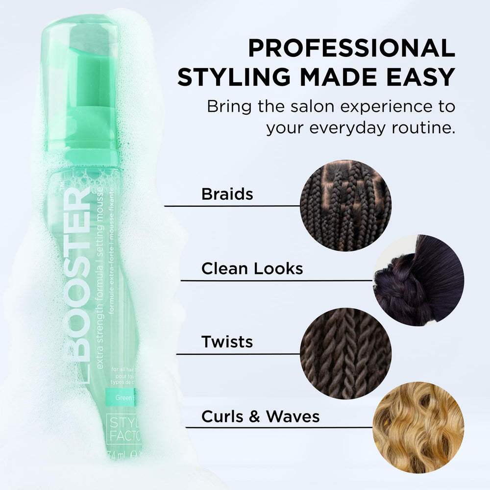 Style Factor Edge Booster Morganite product shows radiant shine and moisture