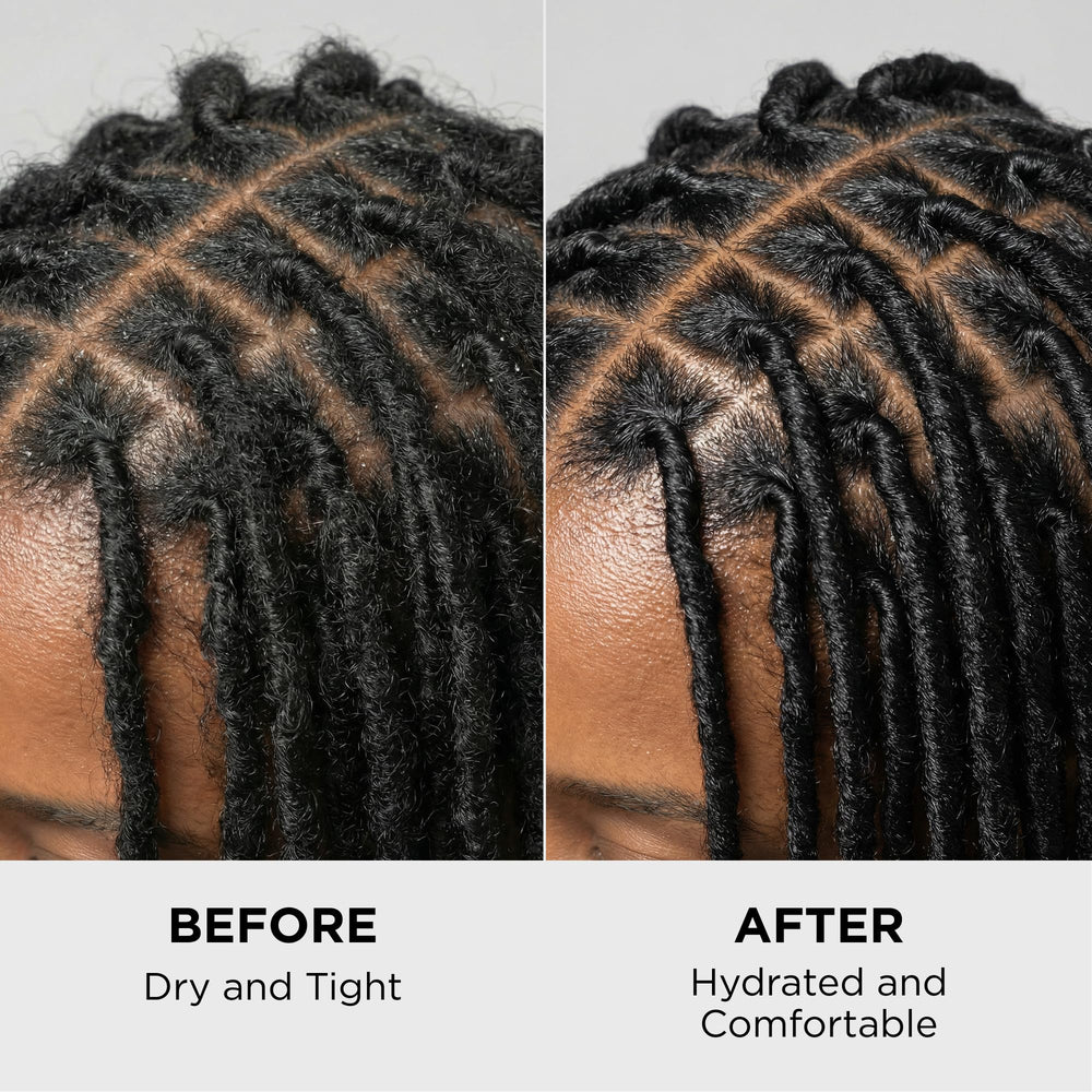 Style Factor LockBOOSTER: aplicación suave en el cuero cabelludo para alivio inmediato.