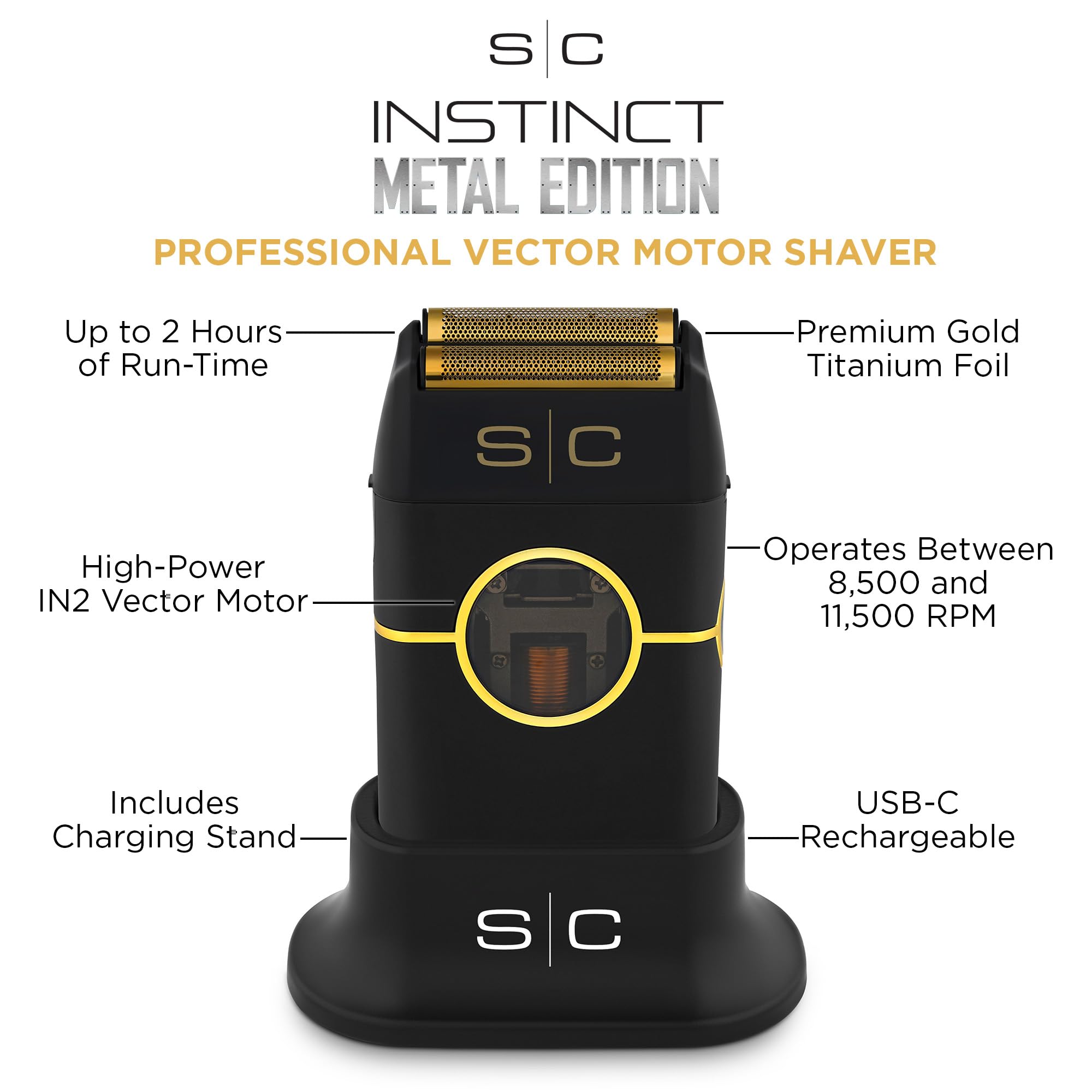 StyleCraft Instinct foil detail highlighting premium gold titanium foil quality.