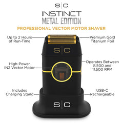 StyleCraft Instinct foil detail highlighting premium gold titanium foil quality.