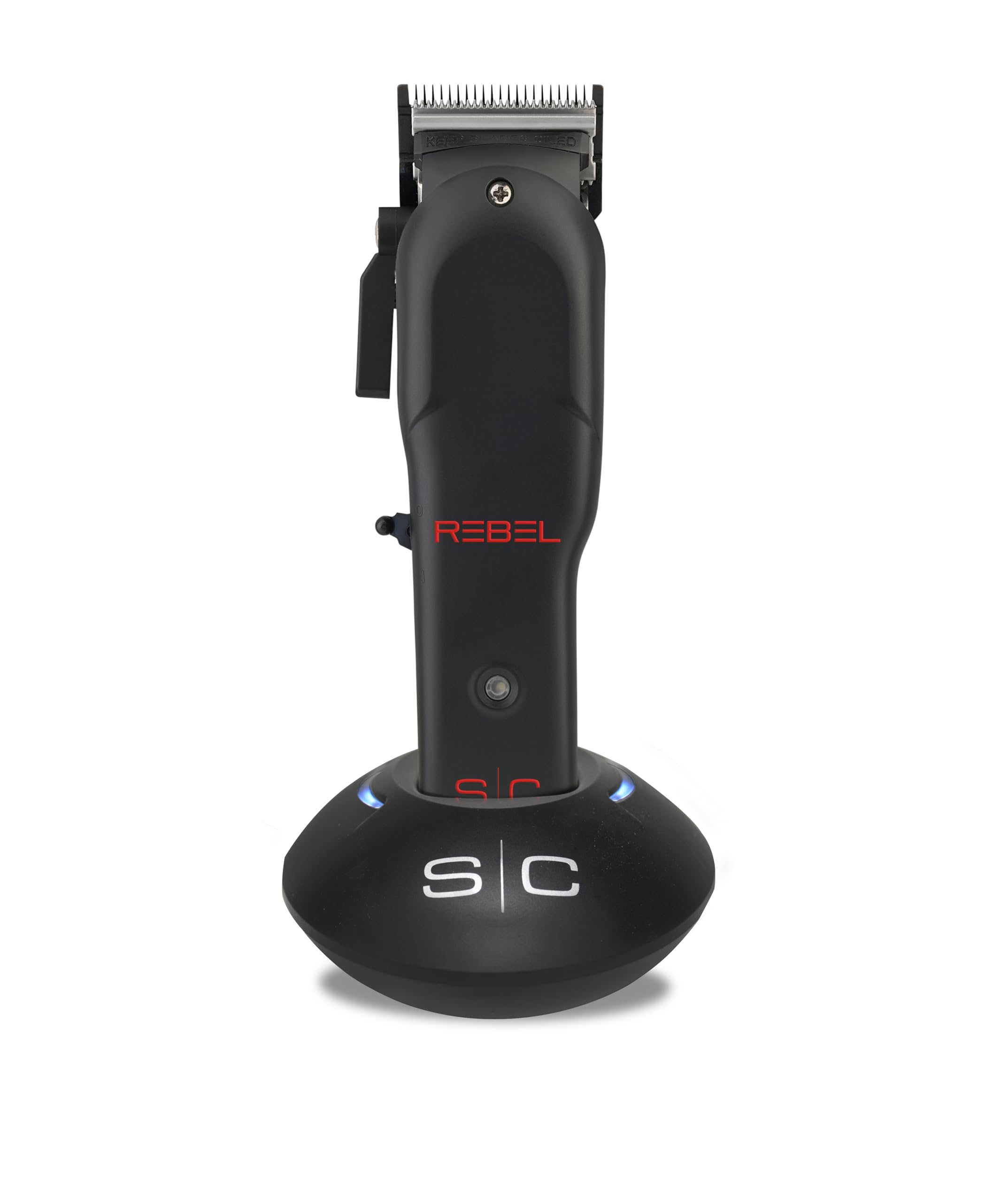 Stylecraft Rebel clipper front view with powerful torque for smooth cuts.