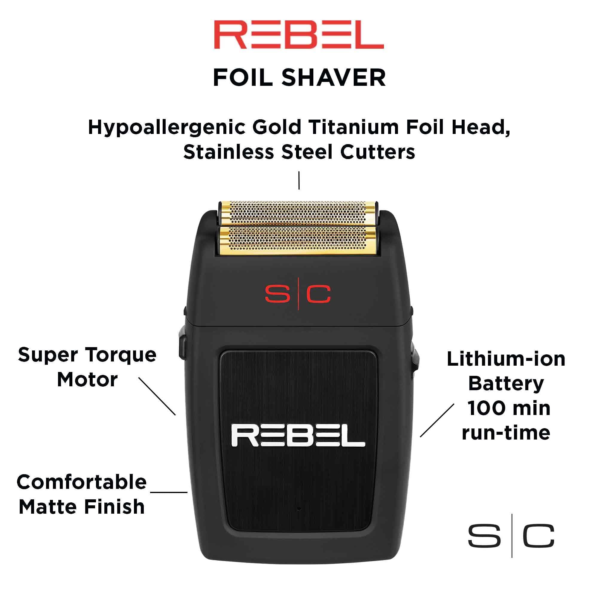 Stylecraft Rebel Pro ergonomic soft-matte grip for comfortable handling.
