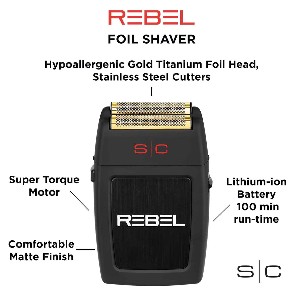 Stylecraft Rebel Pro ergonomic soft-matte grip for comfortable handling.
