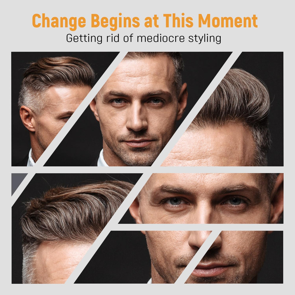 Stylemate fish-tail 3-in-1 comb adds layered finish.