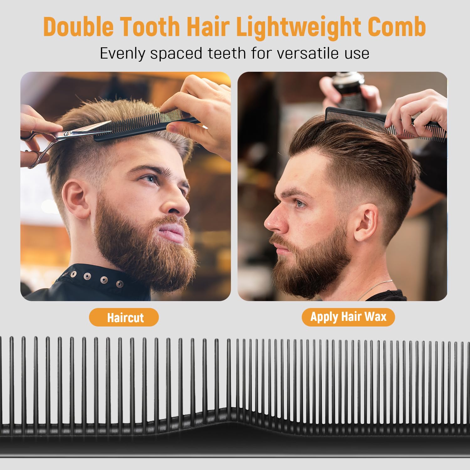 Stylemate mohawk comb lifts top for bold, structured styling.