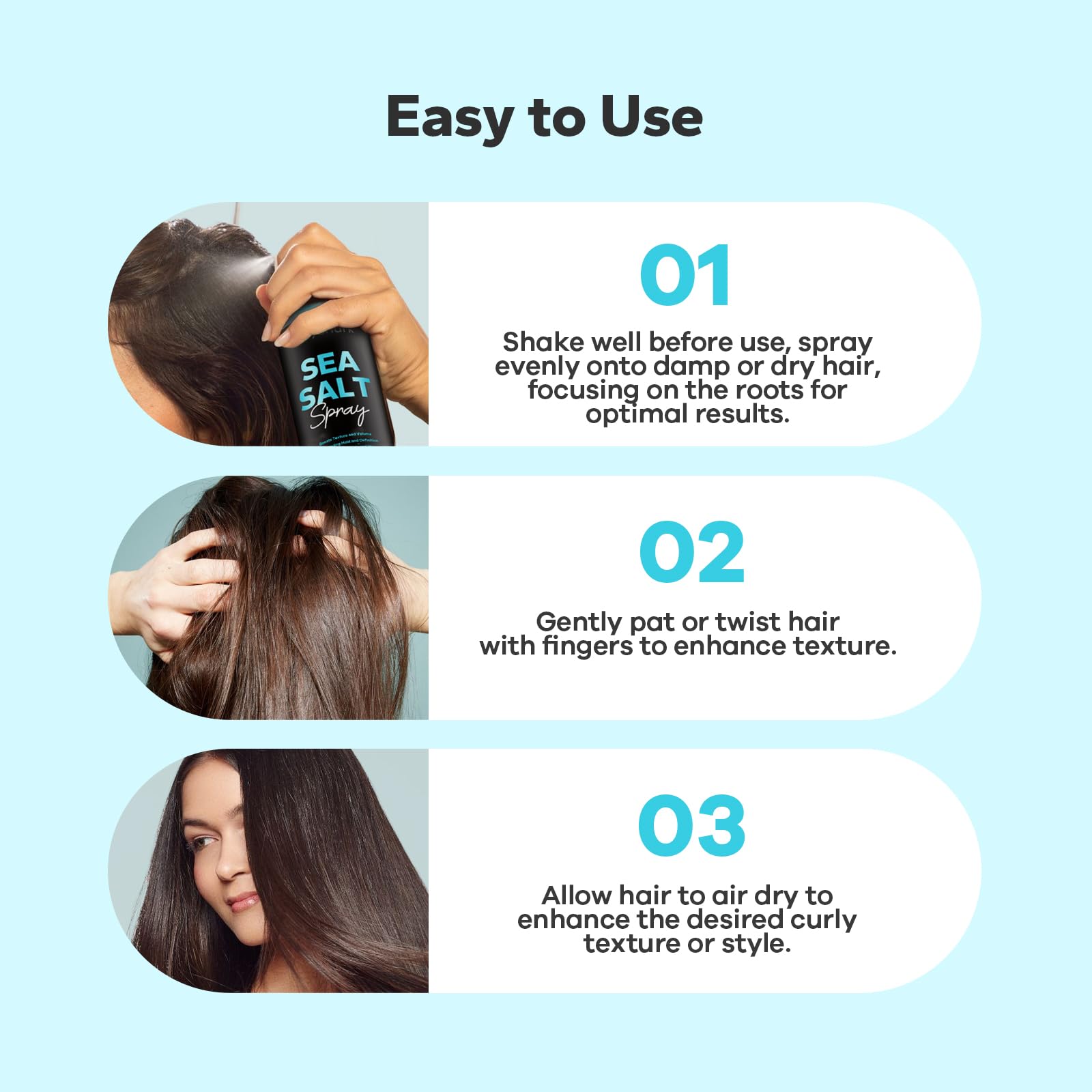 StyleShark Sea Salt Spray creates casual, sun-kissed texture in minutes