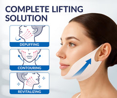 Stylia jawline-definition collagen mask strengthens facial contours for a refined profile.