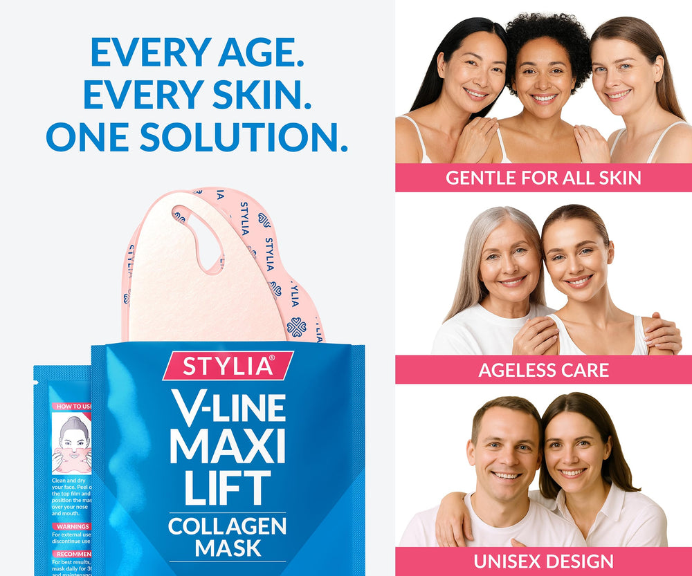 Stylia MaxiLift unisex-fit design for versatile use across skin types.