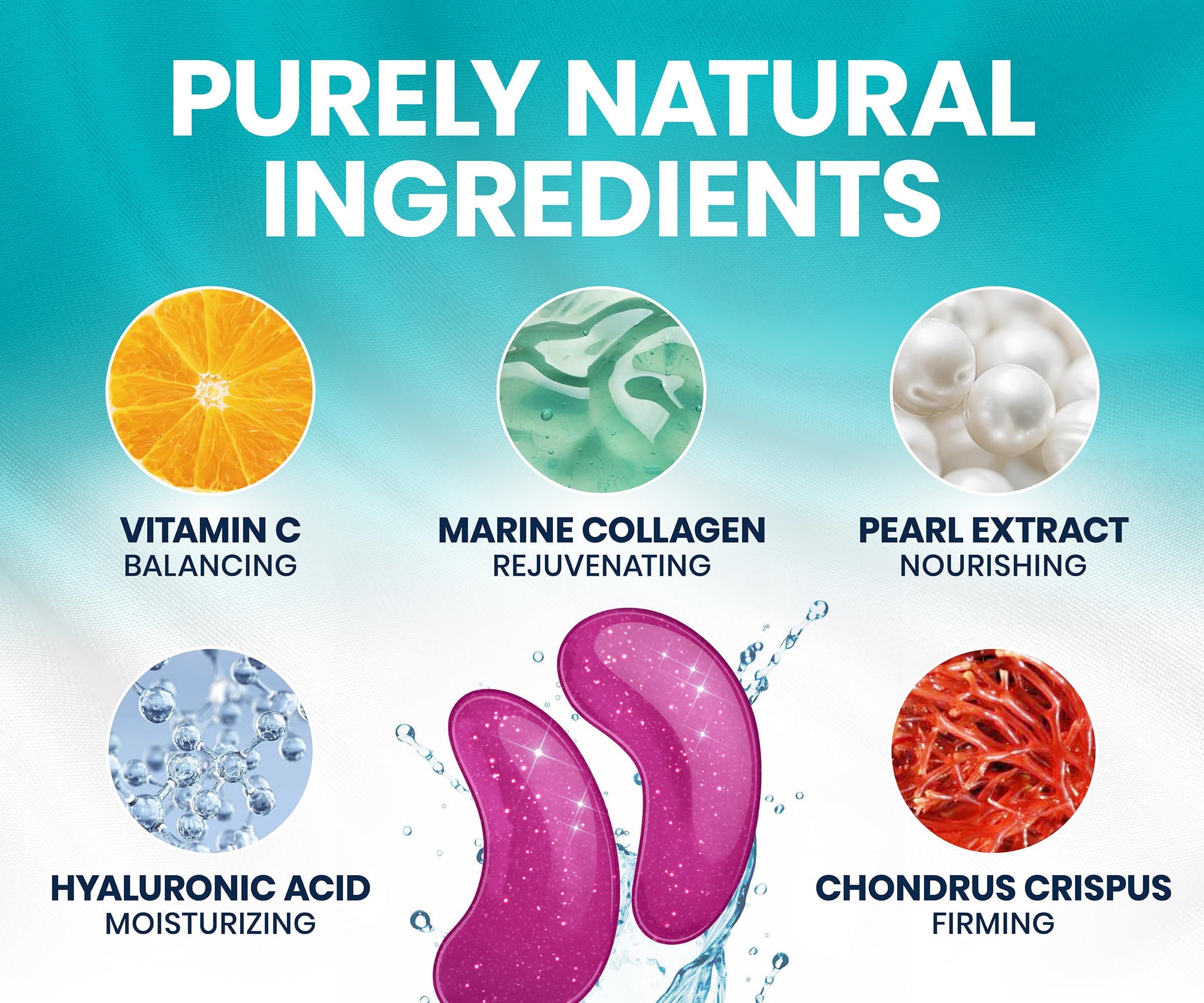 Stylia parches ojeras algas rojas, nutrición y revitalización de la mirada.