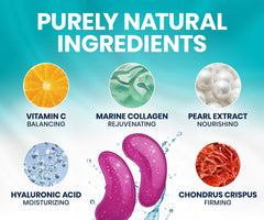 Stylia parches ojeras algas rojas, nutrición y revitalización de la mirada.