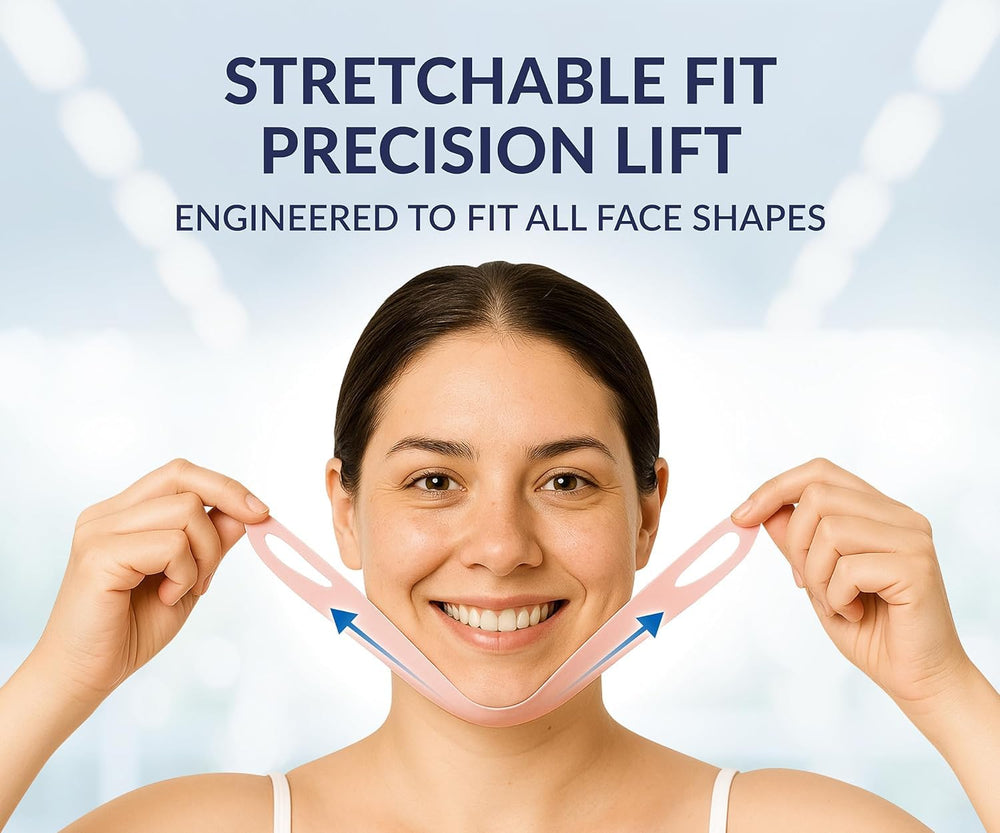 Stylia V Line lightweight mask with gentle ear loops for comfort.
