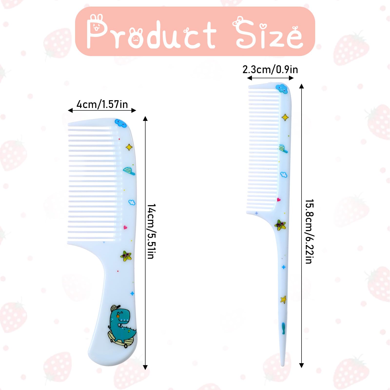 Styquenzer fine-tooth comb for precise parting and quick styling
