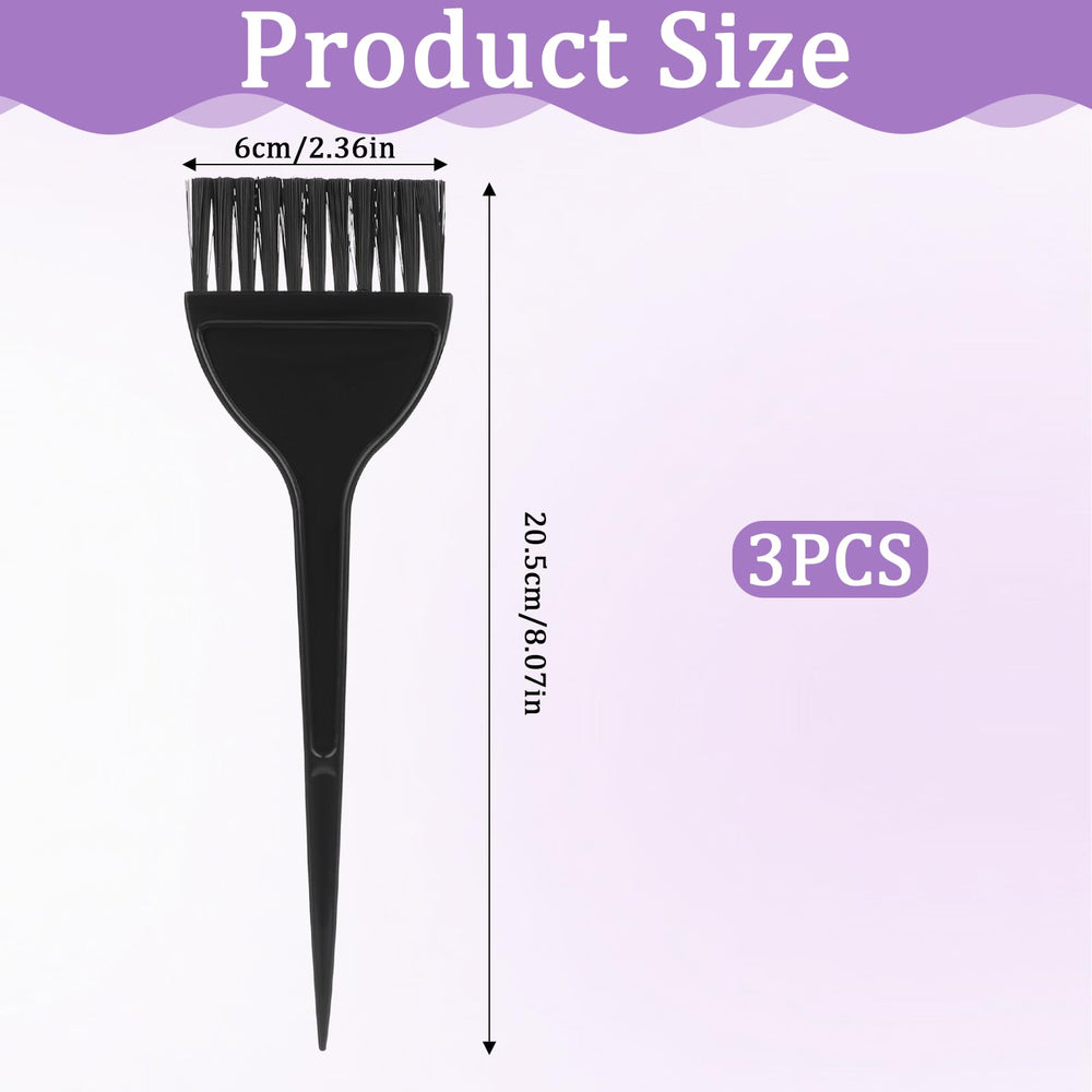 Styquenzer professional dye applicator brush highlights tapered design for comfortable grip during coloring.