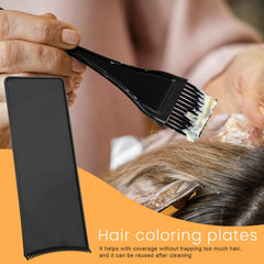 Styquenzer hair dye tool highlighting board protects scalp during coloring.