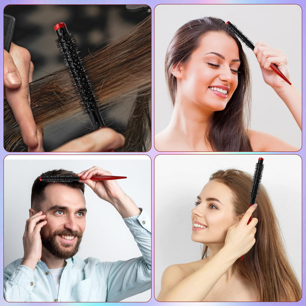 Styquenzer wet or dry hair styling brush supports quick, flexible styling for varied hair types