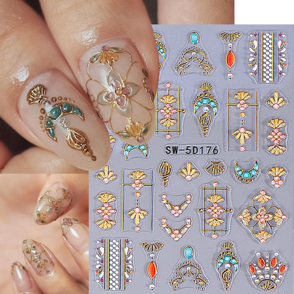 STZPRONAIL Bohemian nail art stickers inspire unique looks
