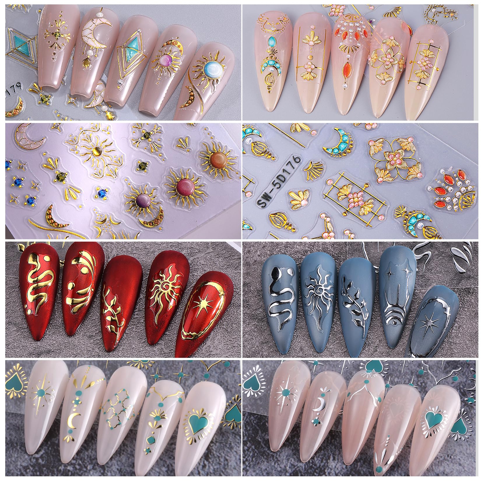 STZPRONAIL Multi-use stickers suit nails and crafts