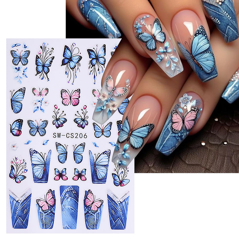 STZPRONAIL pink cherry blossoms for delicate spring looks.