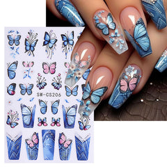 STZPRONAIL pink cherry blossoms for delicate spring looks.