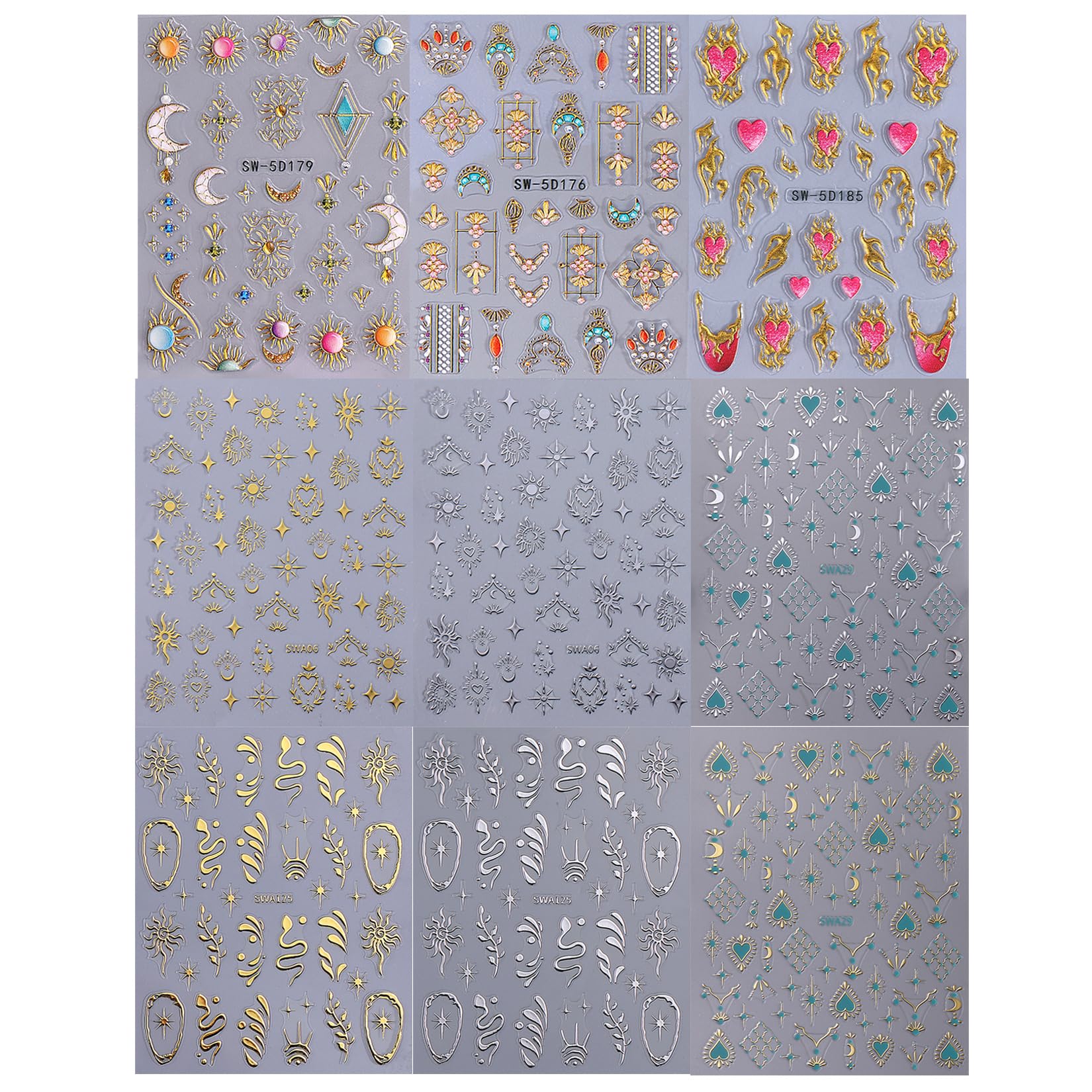 STZPRONAIL Self-adhesive decals simplify nail decorating