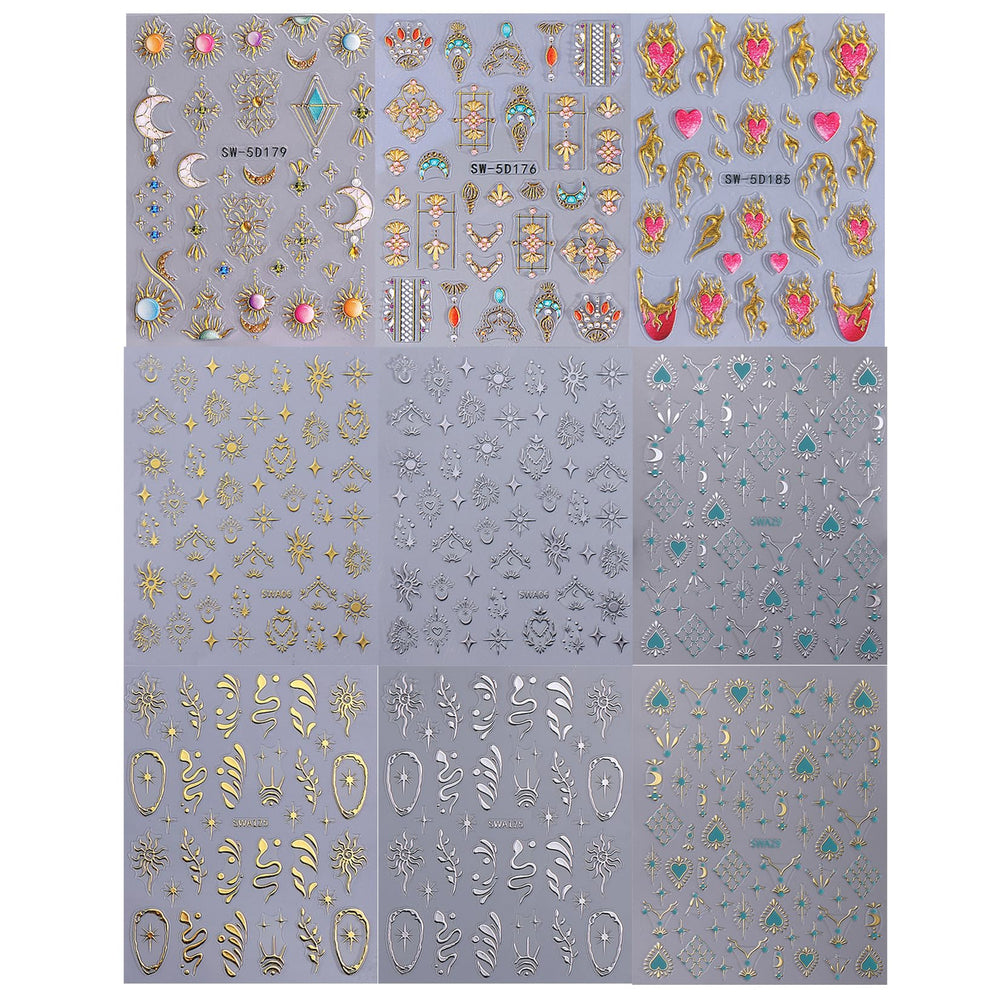 STZPRONAIL Self-adhesive decals simplify nail decorating