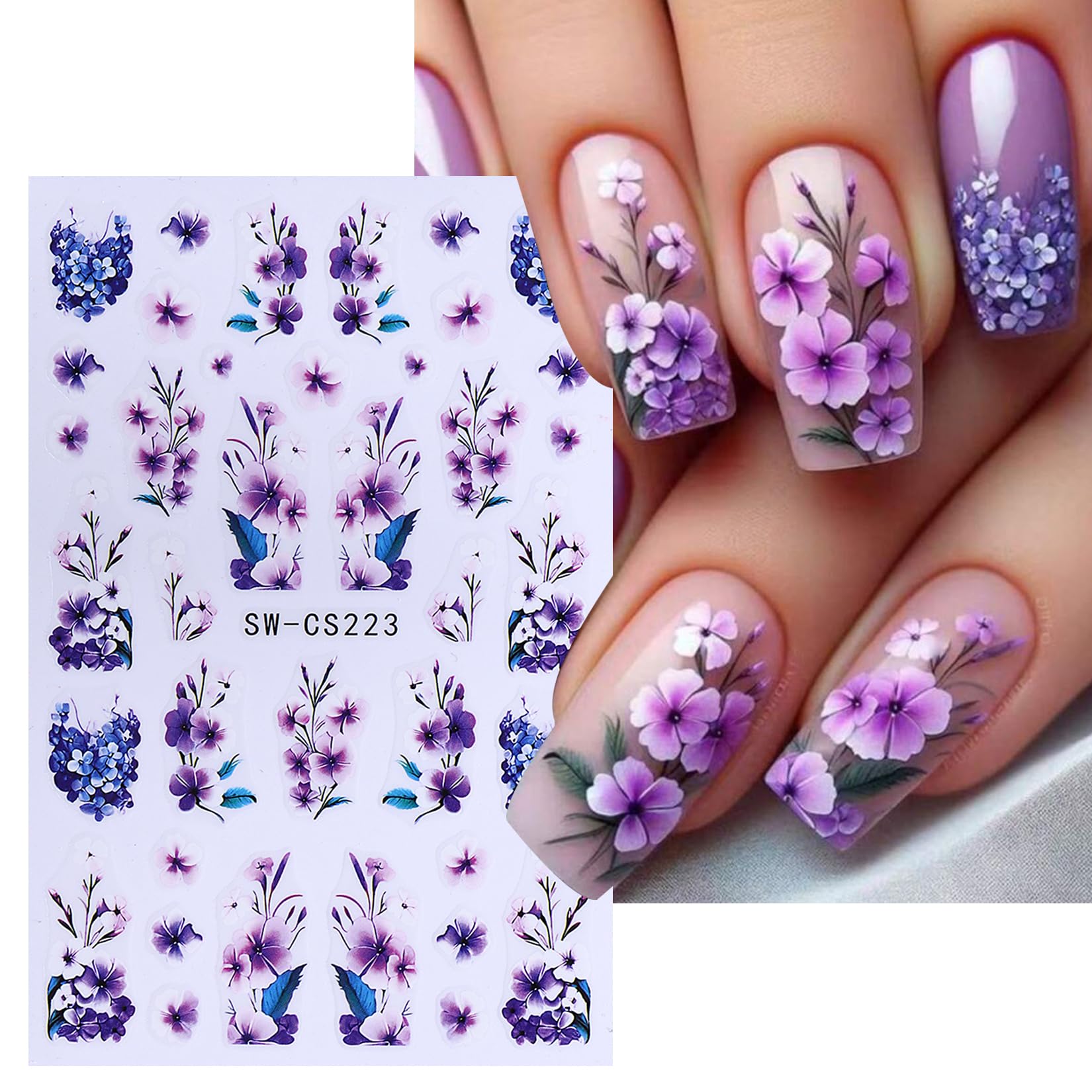 STZPRONAIL self-adhesive nail stickers for mess-free application.
