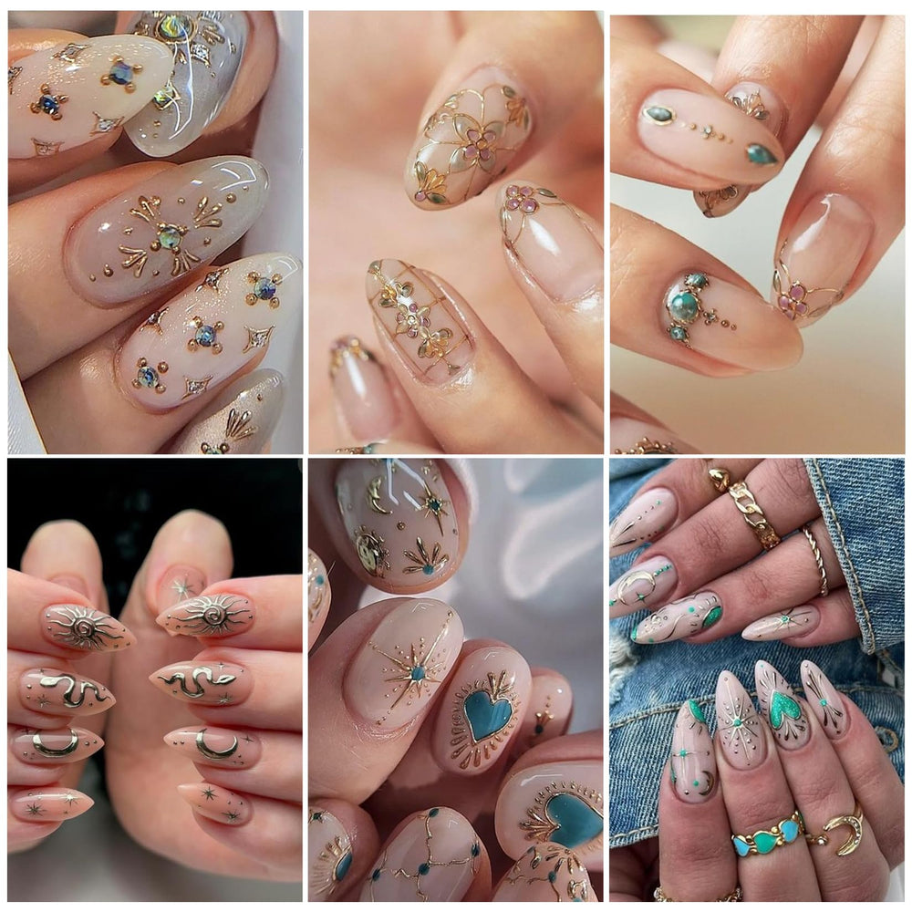 STZPRONAIL star sticker embossed adds dazzling nail accents