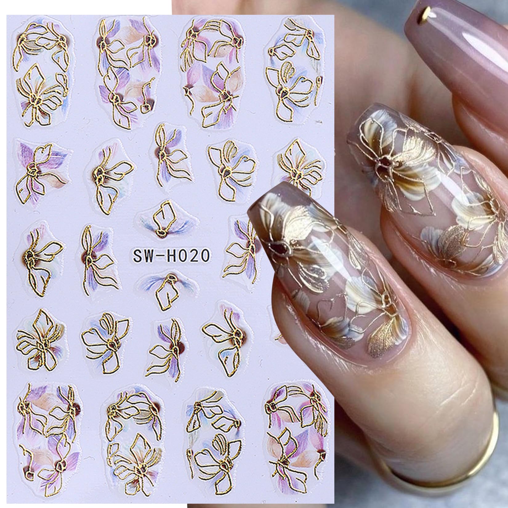STZPRONAIL summer flower designs in pink, blue, and purple for vibrant nails