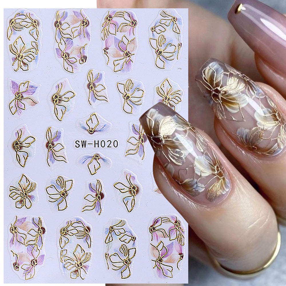 STZPRONAIL summer flower designs in pink, blue, and purple for vibrant nails