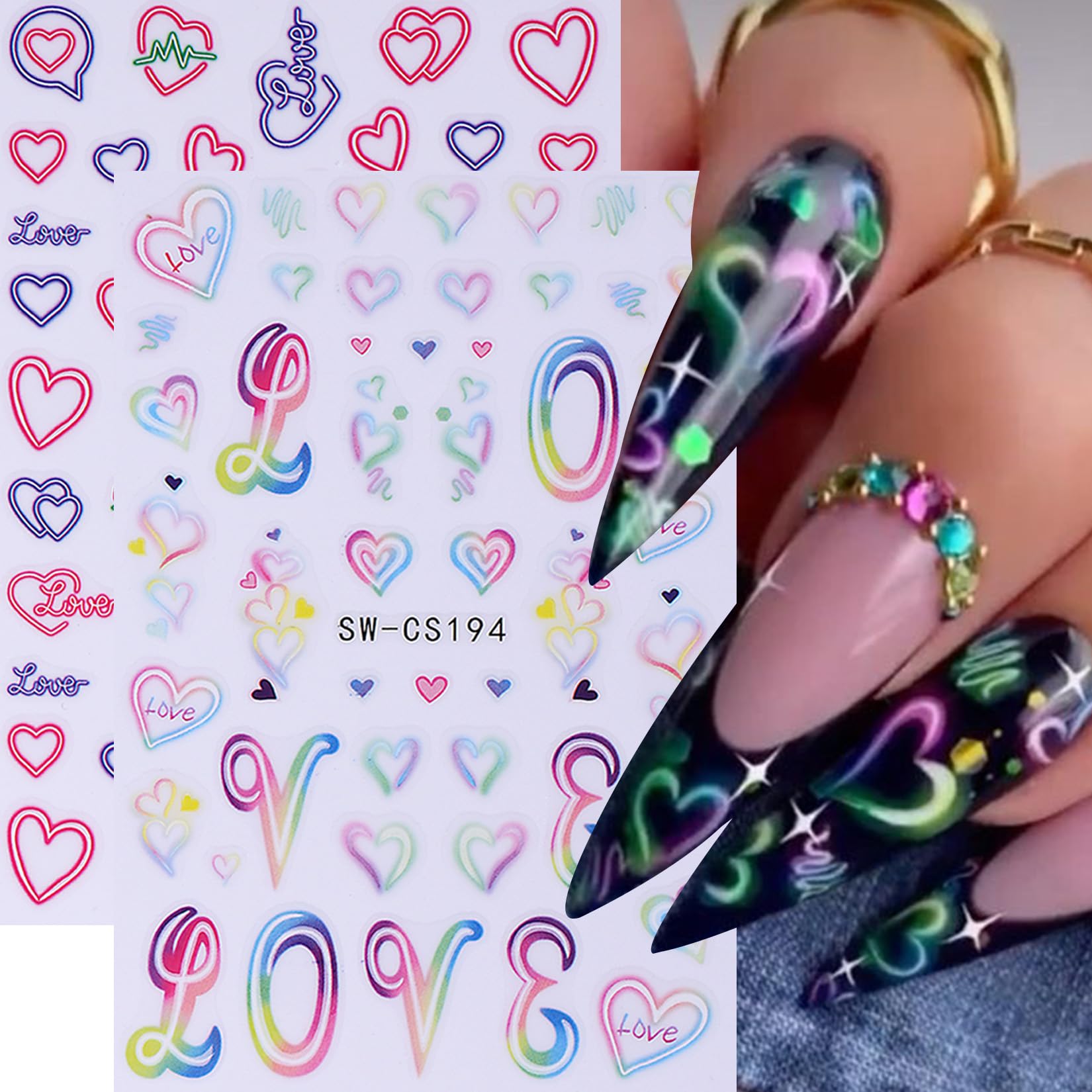 STZPRONAIL leopard print stickers bring a trendy vibe to nails.