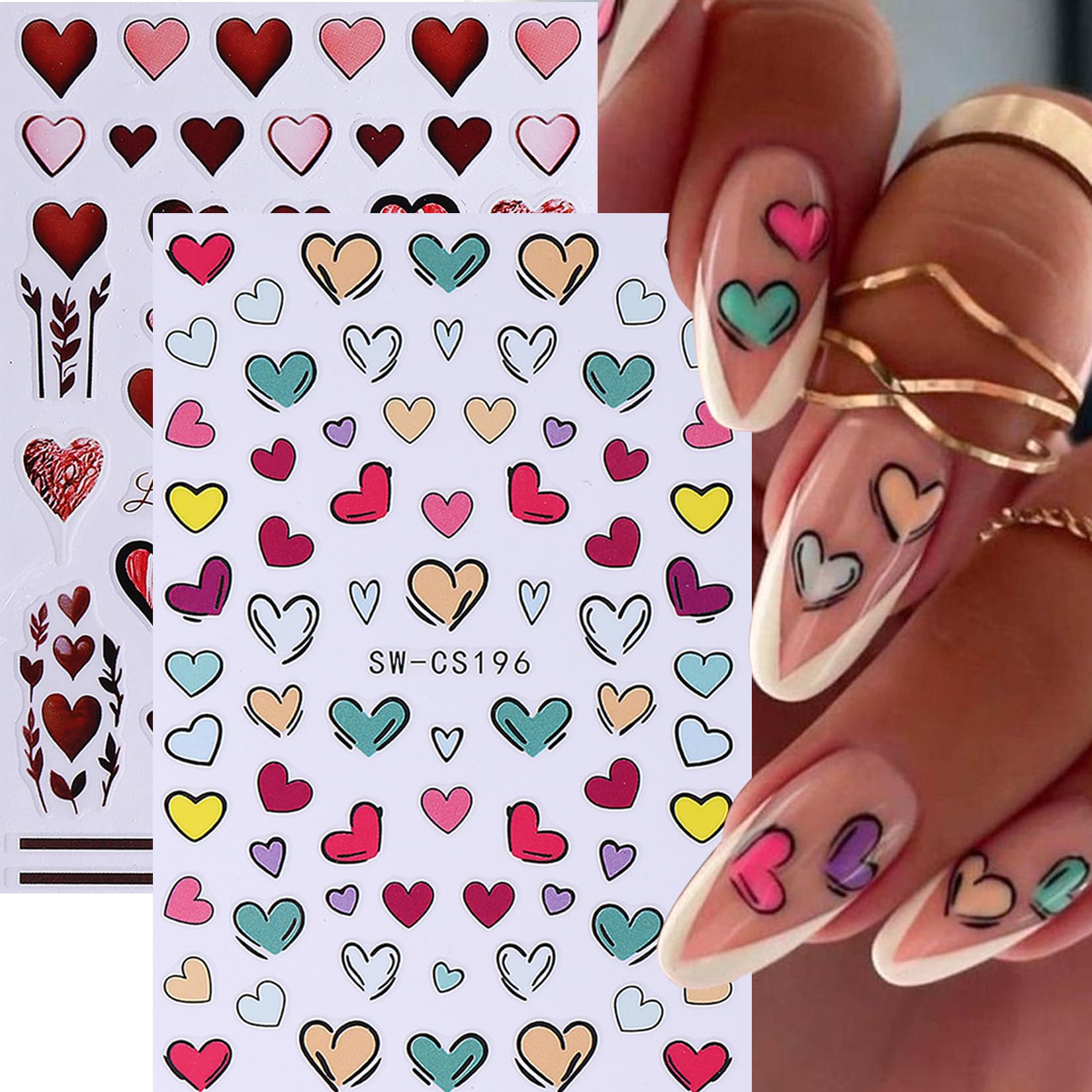 STZPRONAIL letters stickers personalize nails with chic touches.