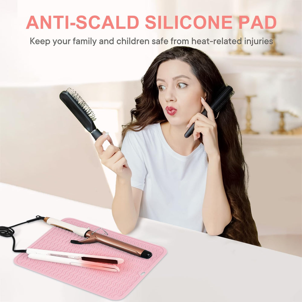 Suafrnut mat with hanging hole saves space and speeds tool setup.