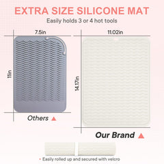 Suafrnut mat with hanging hole design keeping tools organized after use.