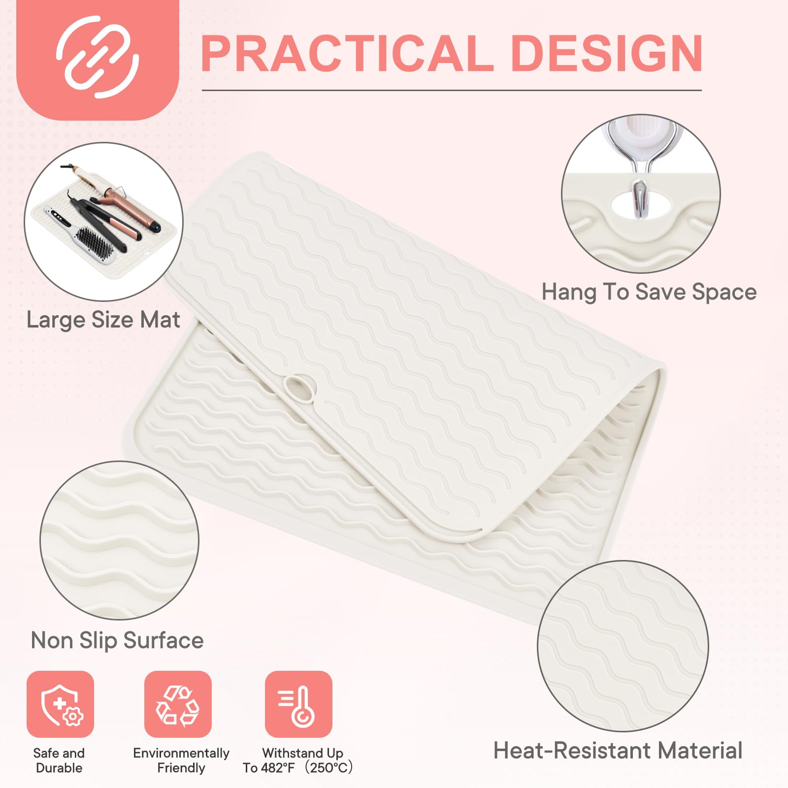 Suafrnut roll-up compact mat for travel and quick storage.
