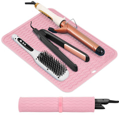 Suafrnut oversize silicone mat rolled for compact storage and travel readiness.