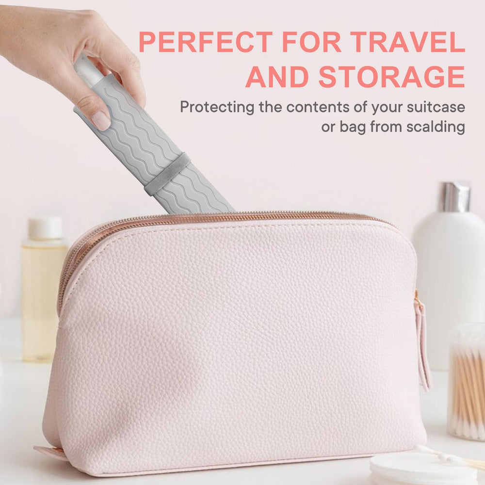 Suafrnut portable hot-tools mat supports home, travel, and salon setups