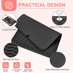 Suafrnut roll-up mat with Velcro keeps tools secure and portable