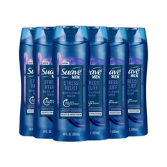 Suave Alivio de Estrés: botella-dosificador para una limpieza suave del cuerpo y rostro.
