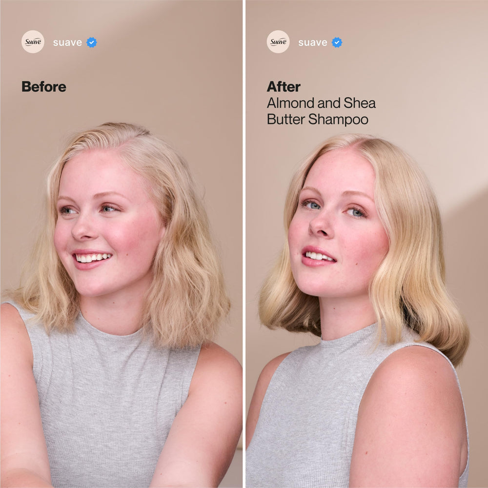 Cabello húmedo tras lavado con Suave: resultados más suaves