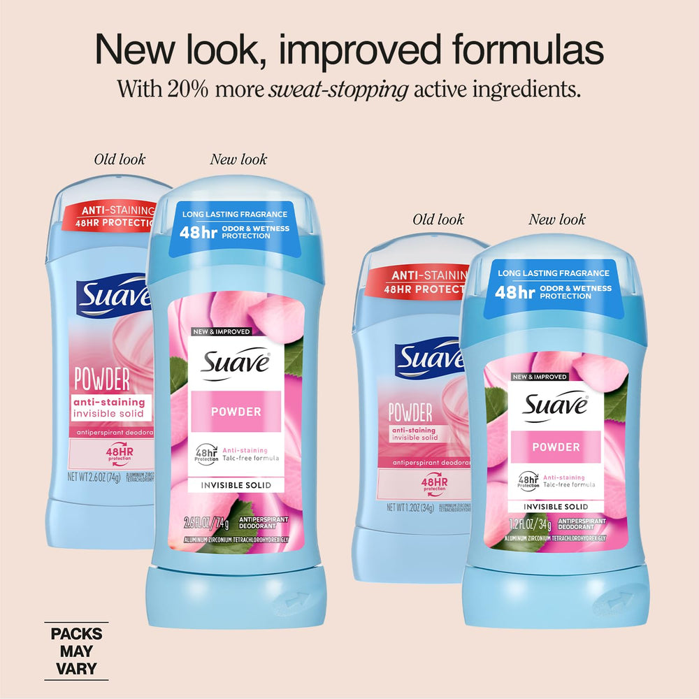 Suave antitranspirante para mujer invisible en piel y ropa.