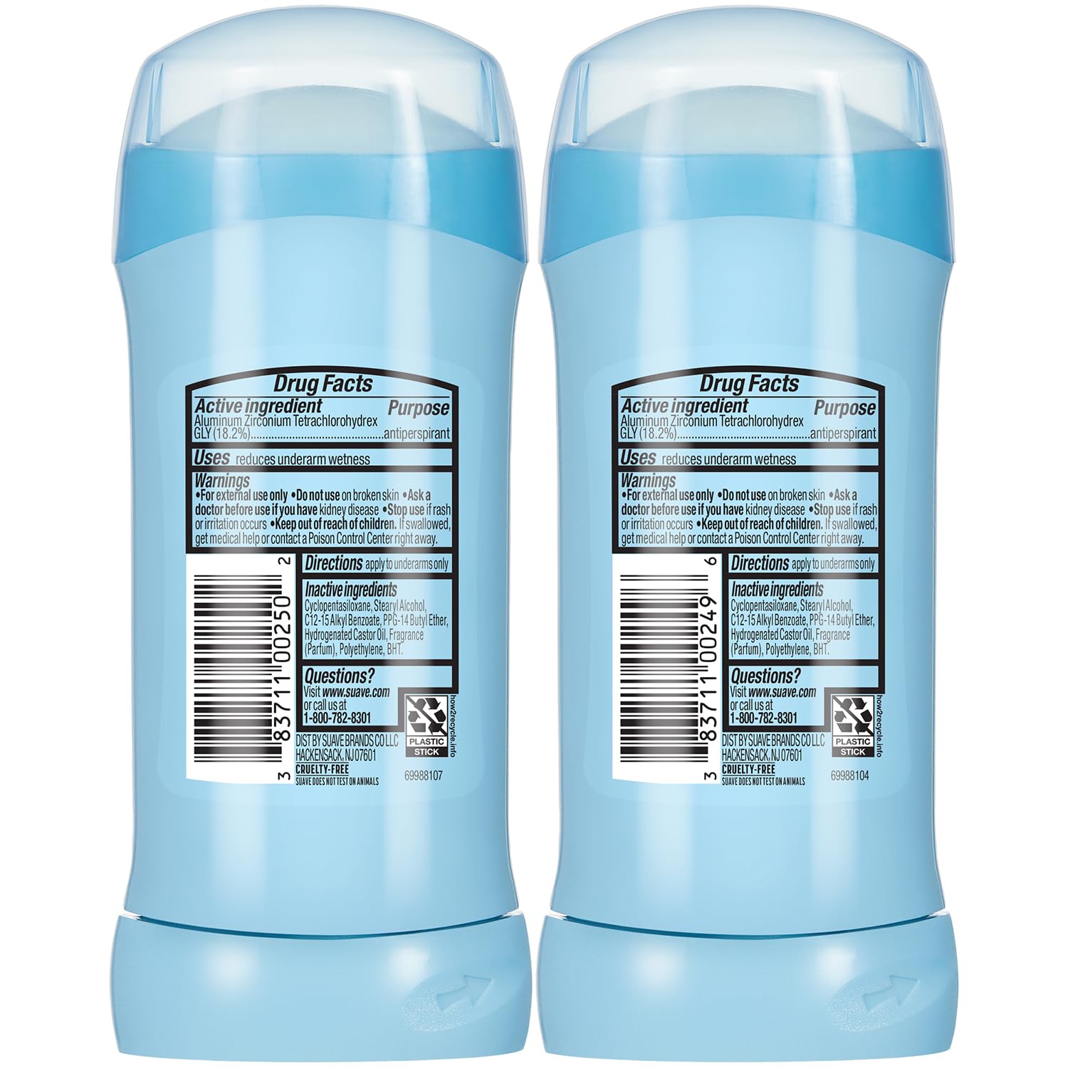 Desodorante Suave aroma duradero para terminar el día fresco.