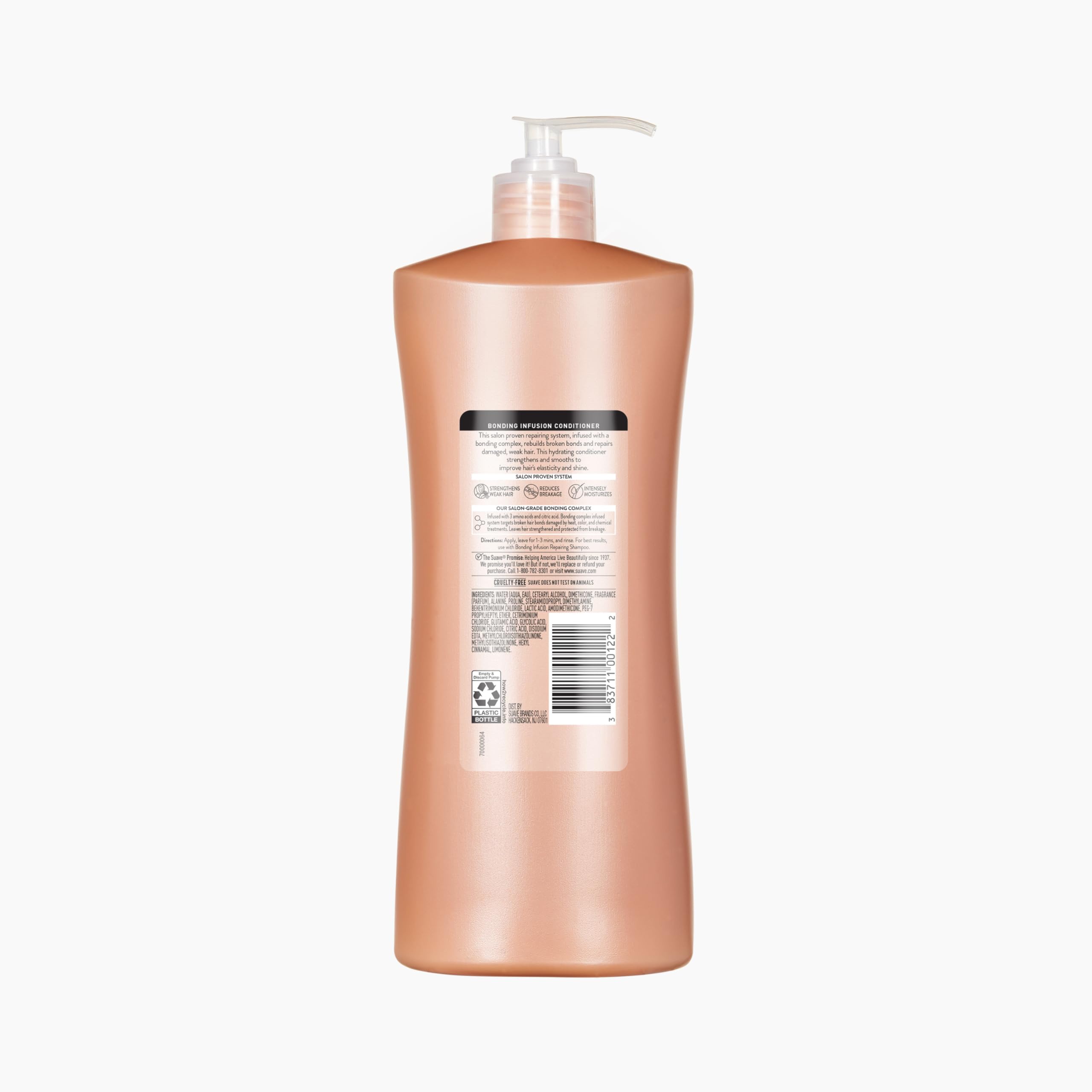 Suave Bonding Infusion aroma elegante de salón durante el lavado.