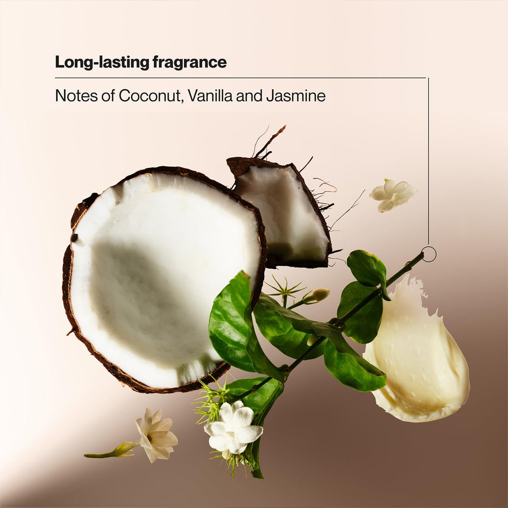Ritual diario de higiene con aroma tropical Suave Coconut Kiss en barra.