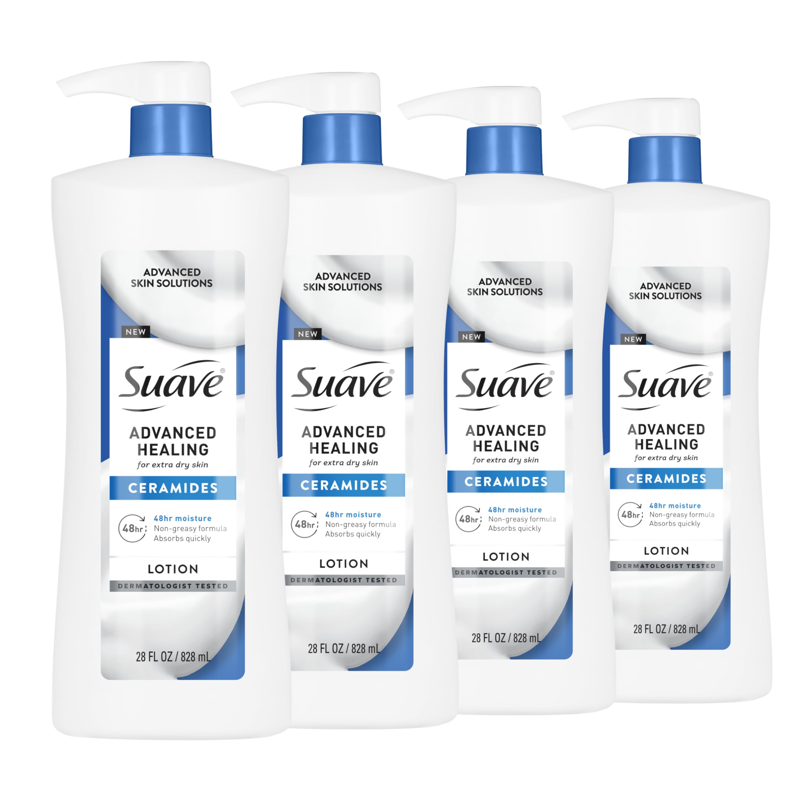 Crema avanzada para manos de Suave en bote, hidratación profunda para piel seca.