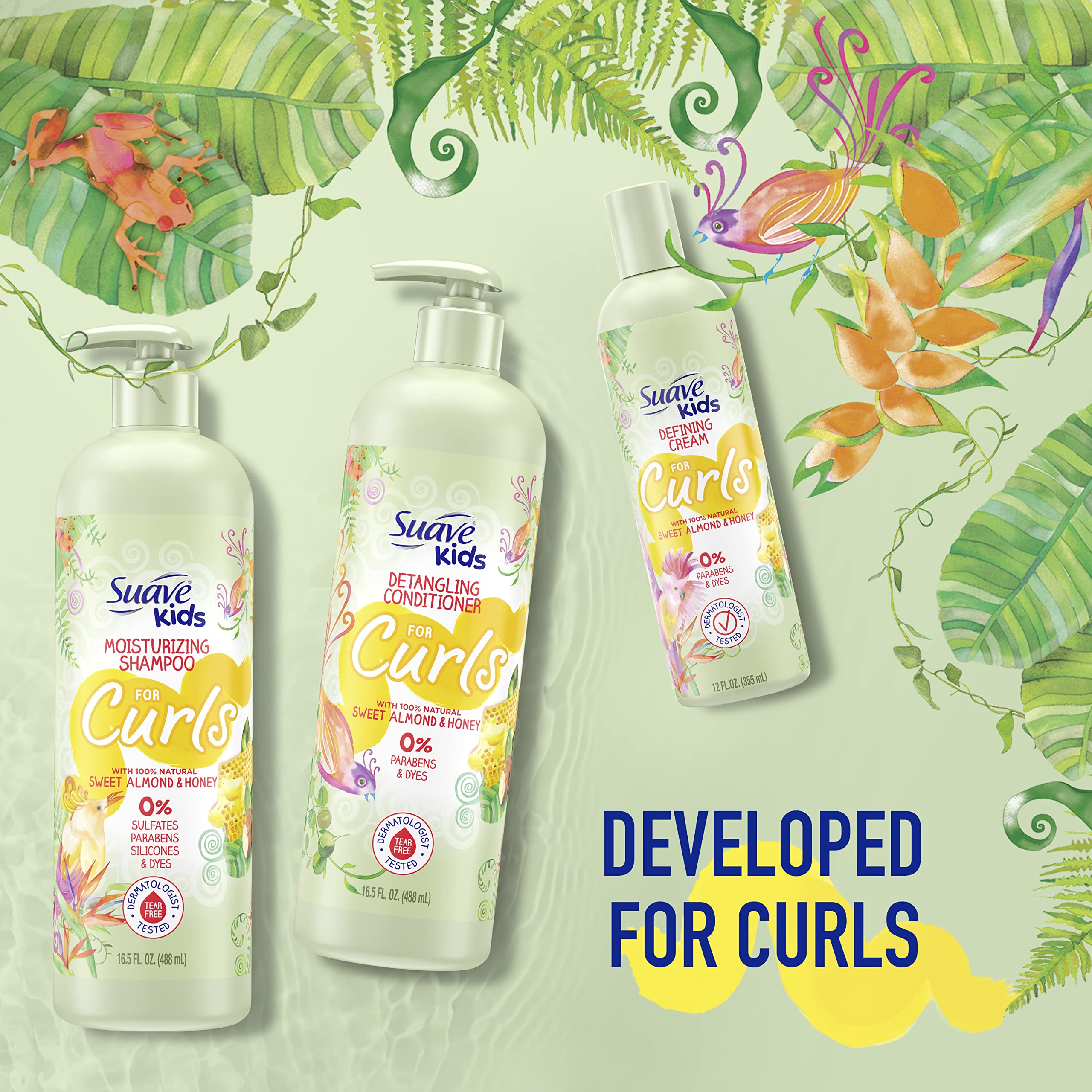 Cruelty-free logo highlights Suave’s animal-friendly standards.