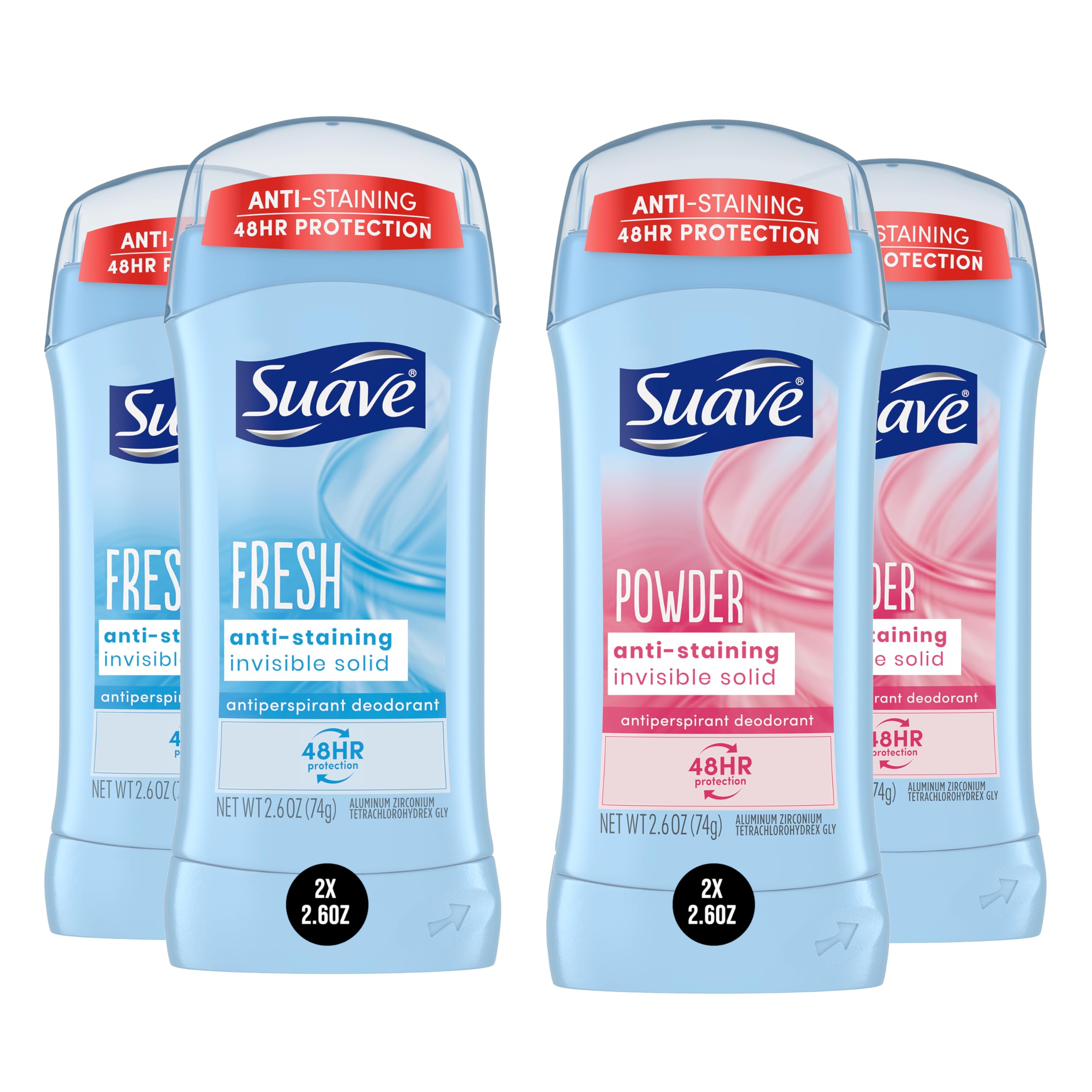 Desodorante Suave para mujer, envase visible, protección diaria