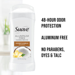 Protección de hasta 48 horas con aroma coco-vainilla.