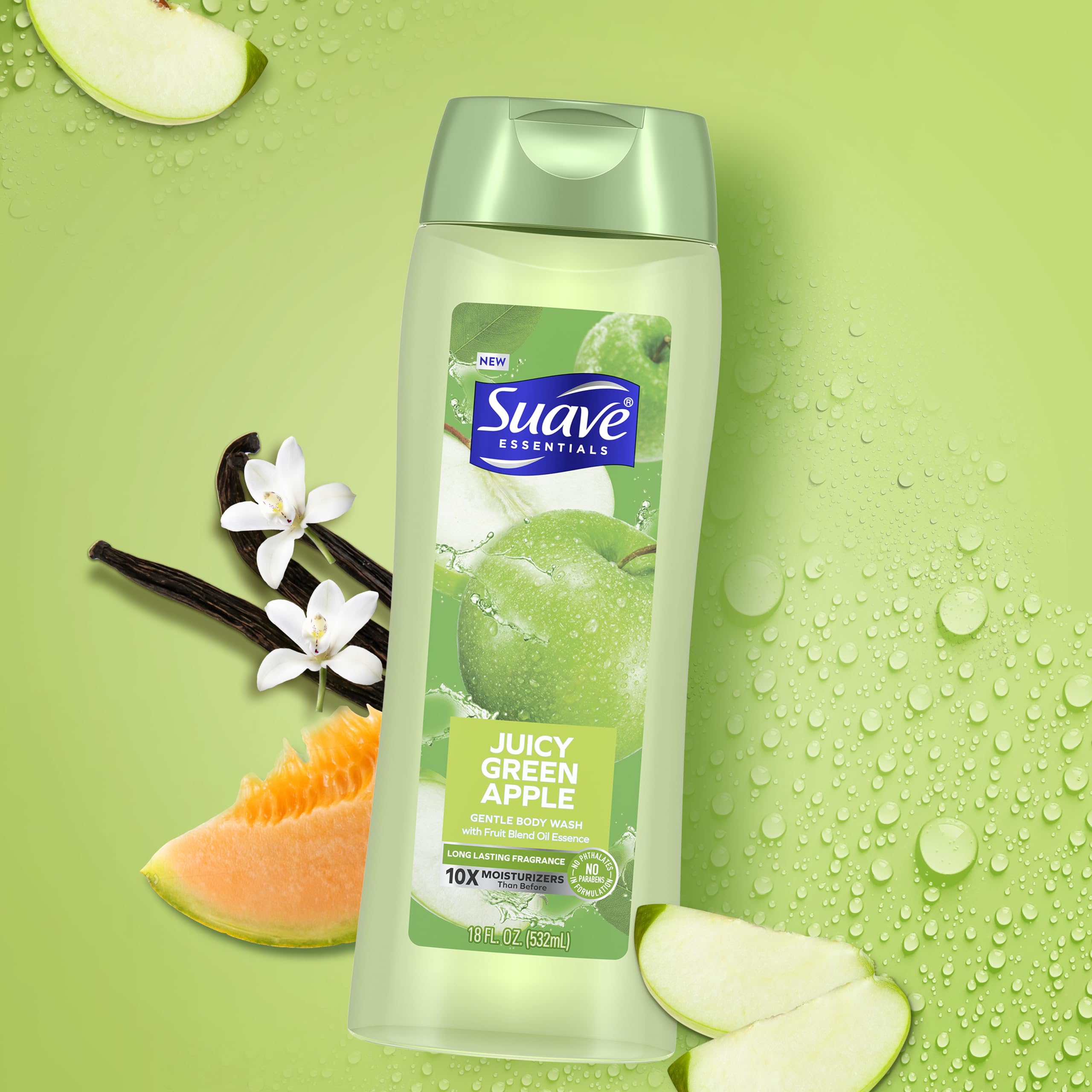 Suave Essentials sin parabenos, opción suave para la piel.